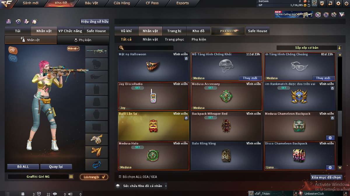 shop acc cf uy tin gia re